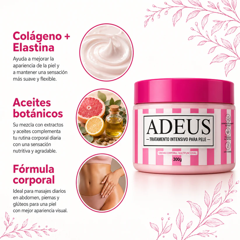 ADEUS® Tratamiento Intensivo para Piel | Mejora Visiblemente Estrías y Celulitis