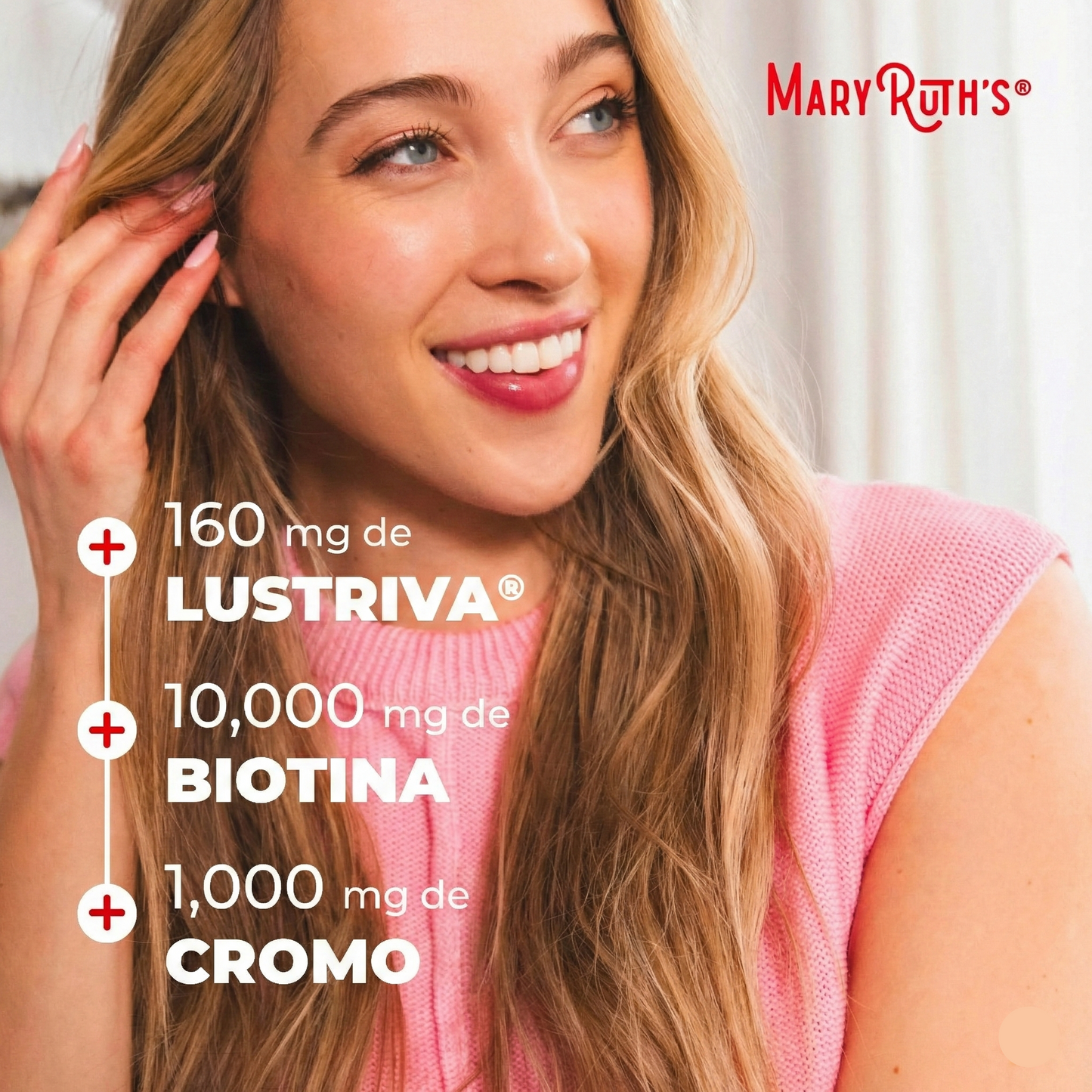 MaryRuth's® Multivitamínico de Crecimiento Capilar | Detén la Caída Ya