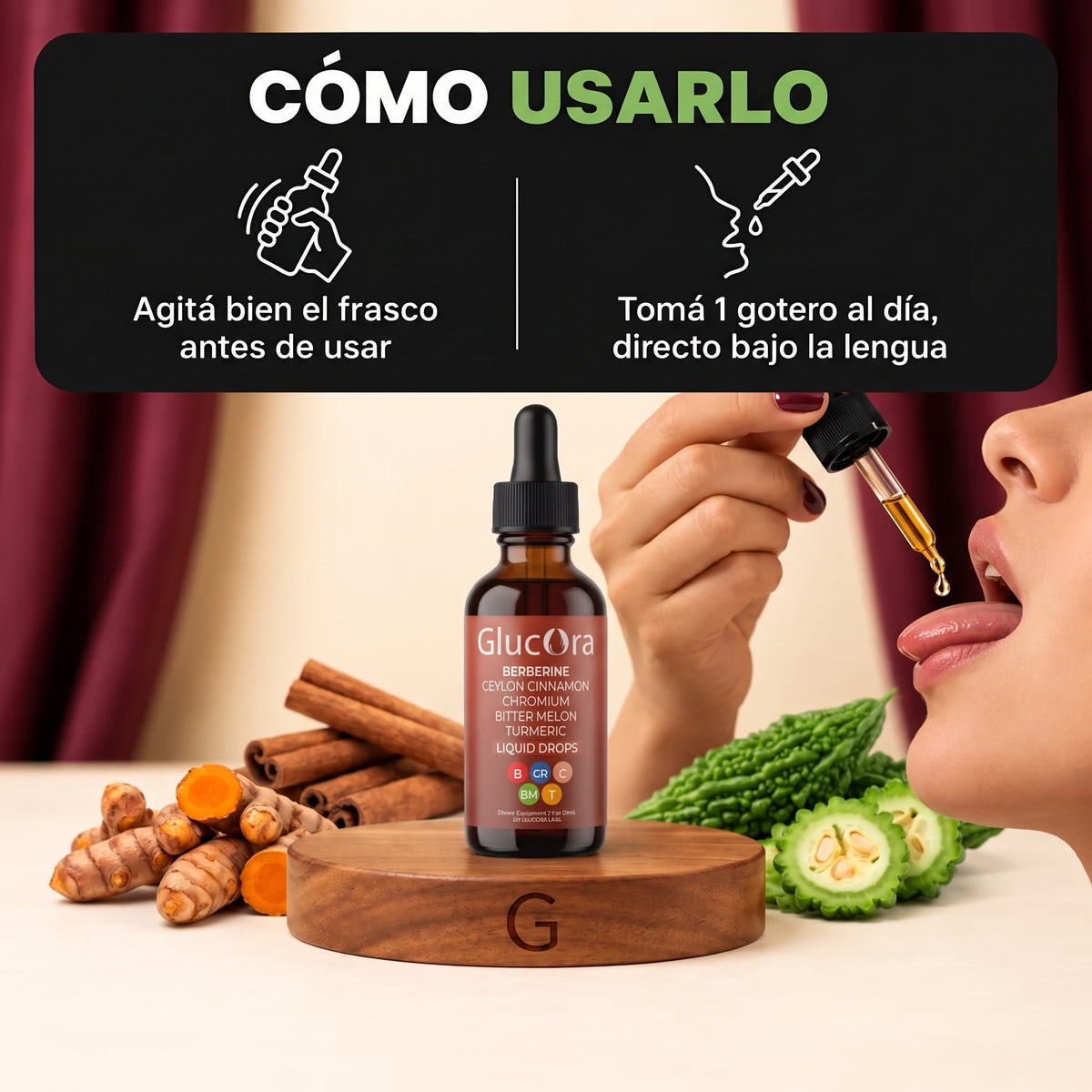 Glucora™ Apoyo Natural para la Glucosa, Energía y Antojos