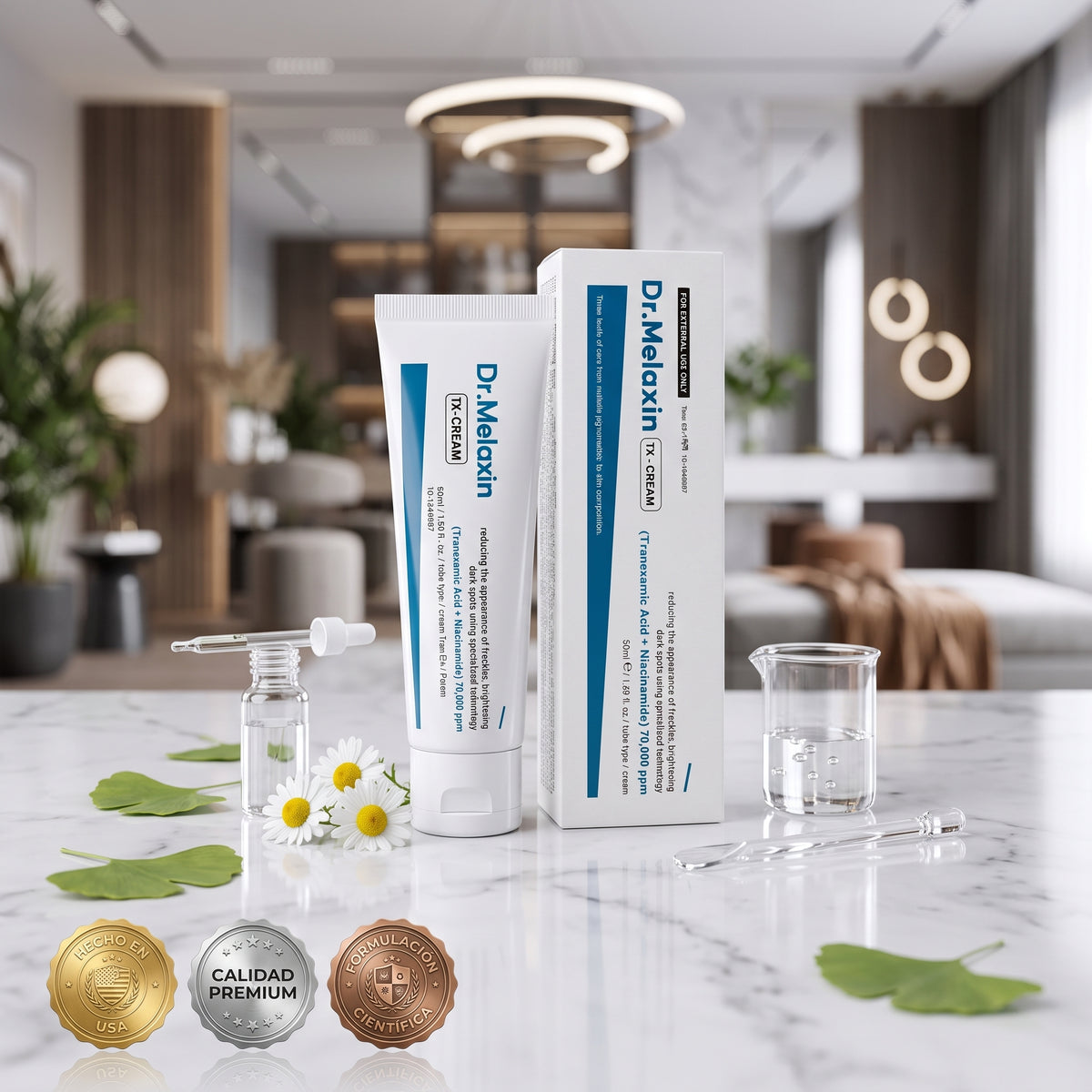 Dr.Melaxin® TX-Cream (Aplicador 50mL) | Elimina el Melasma desde la Raíz