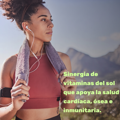 DEAL SUPPLEMENT® Vitamina D3+K2 (100 Softgels) | Frena el Dolor y Regenera tus Huesos