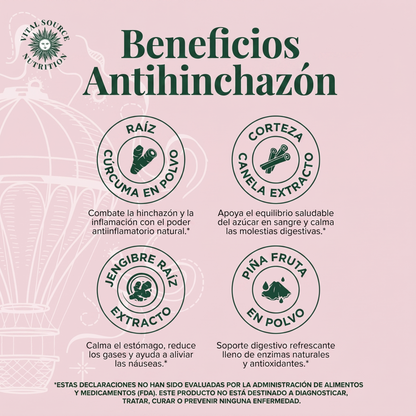 Vital Source Nutrition® AiRi Debloat | Elimina la Hinchazón y Limpia tu Intestino