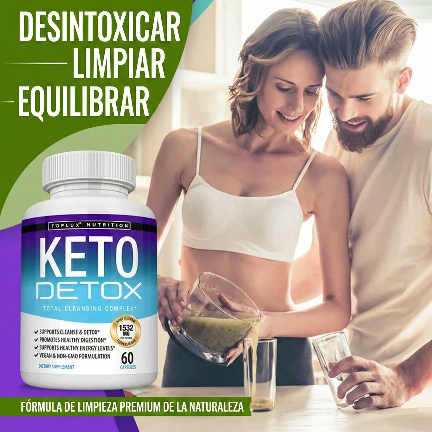 Toplux® Keto Detox (Limpieza Cetogénica) | Derrite Kilos Sin Sufrir