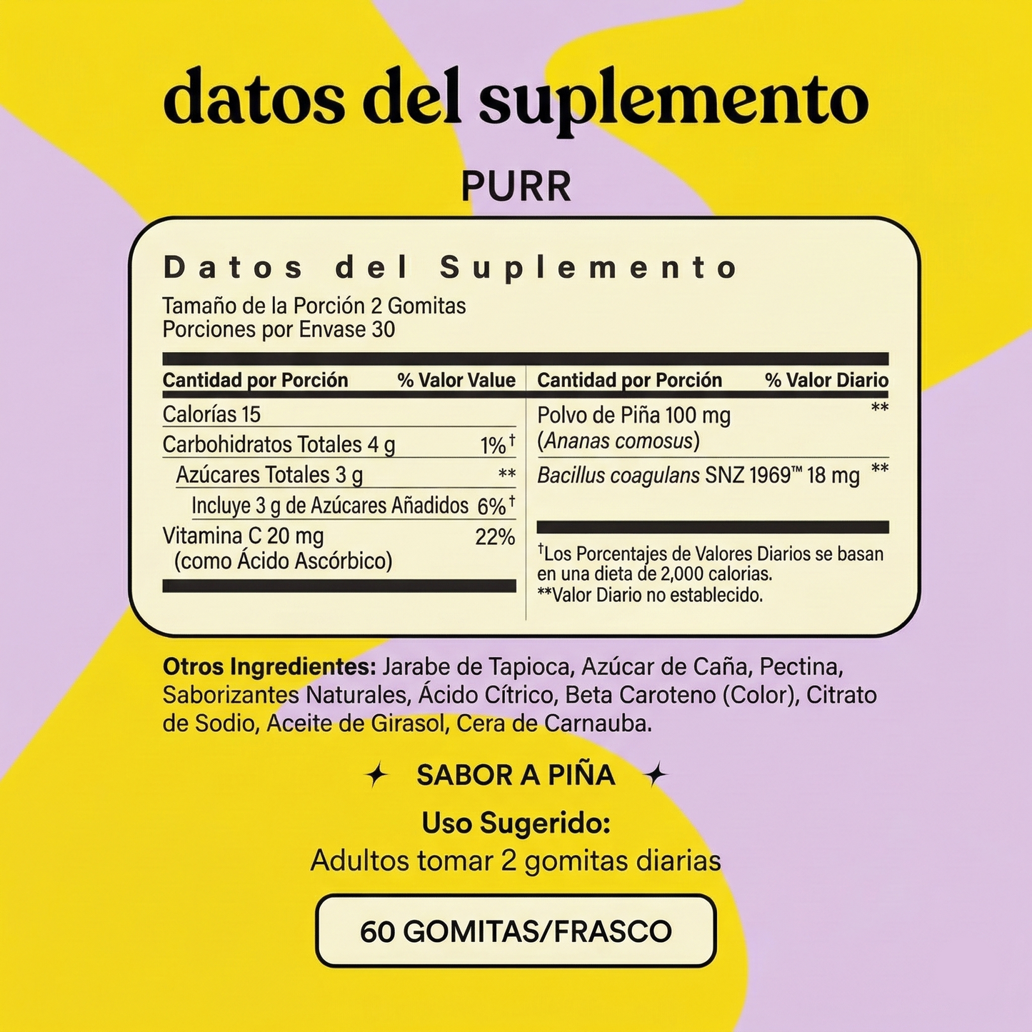 Lemme® PURR Probióticos para la Salud Íntima | Borra Malos Olores e Infecciones