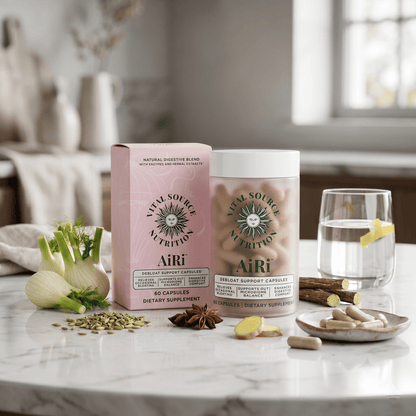 Vital Source Nutrition® AiRi Debloat | Elimina la Hinchazón y Limpia tu Intestino