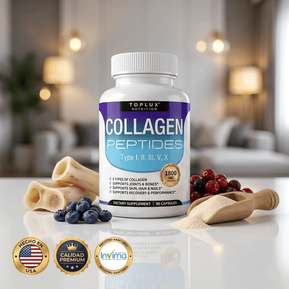 Toplux® Peptidos de Colageno | Elimina Arrugas Sin Cirugía