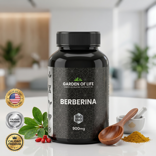 Garden of Life® Berberina 900mg | Estabiliza tu Azúcar y Limpia tus Arterias