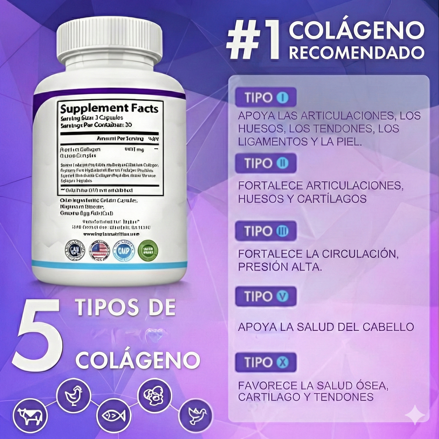 Toplux® Peptidos de Colageno | Elimina Arrugas Sin Cirugía