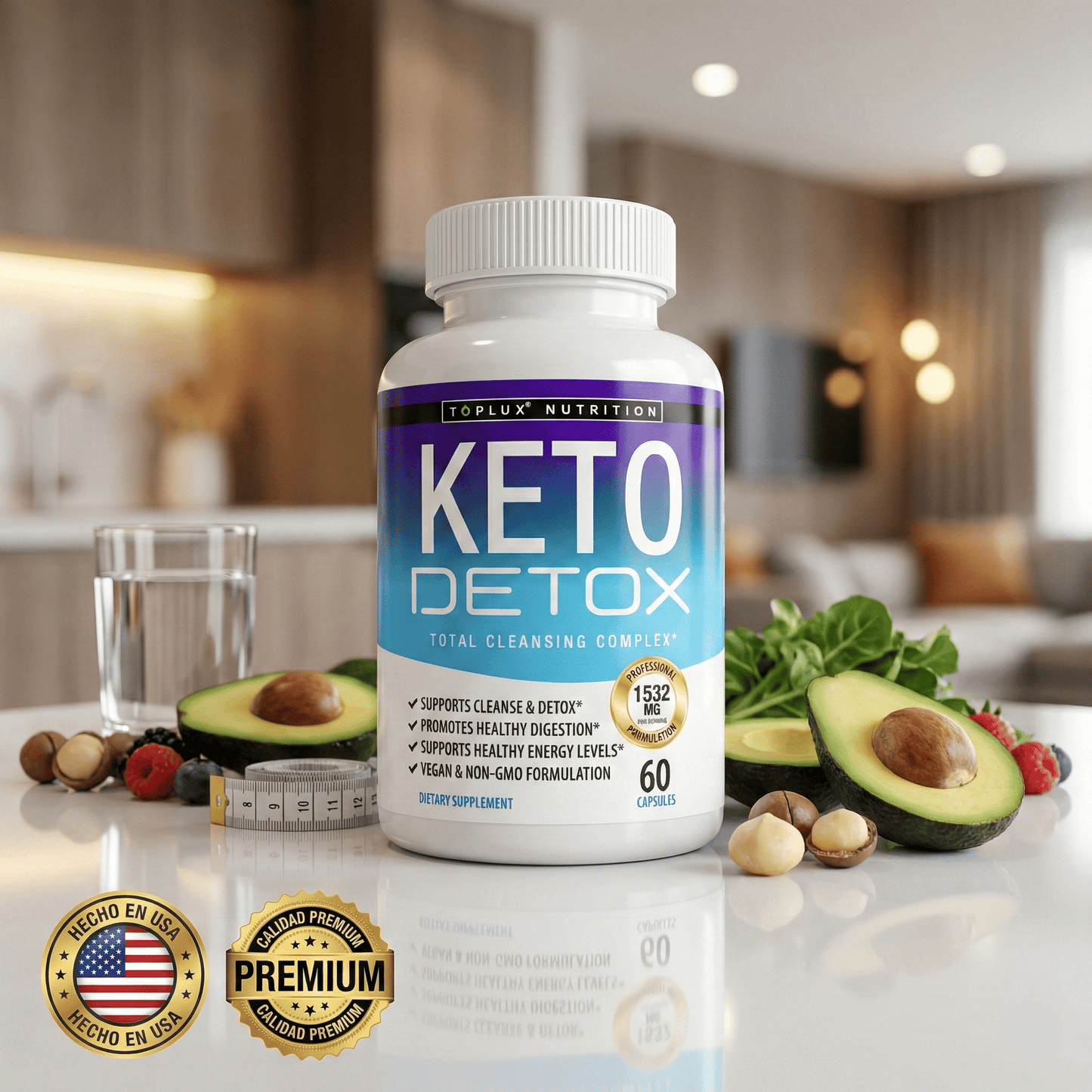 Toplux® Keto Detox (Limpieza Cetogénica) | Derrite Kilos Sin Sufrir