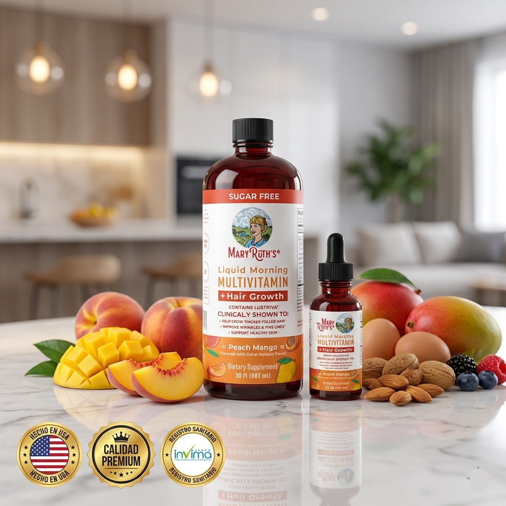 MaryRuth's® Multivitamínico de Crecimiento Capilar | Detén la Caída Ya