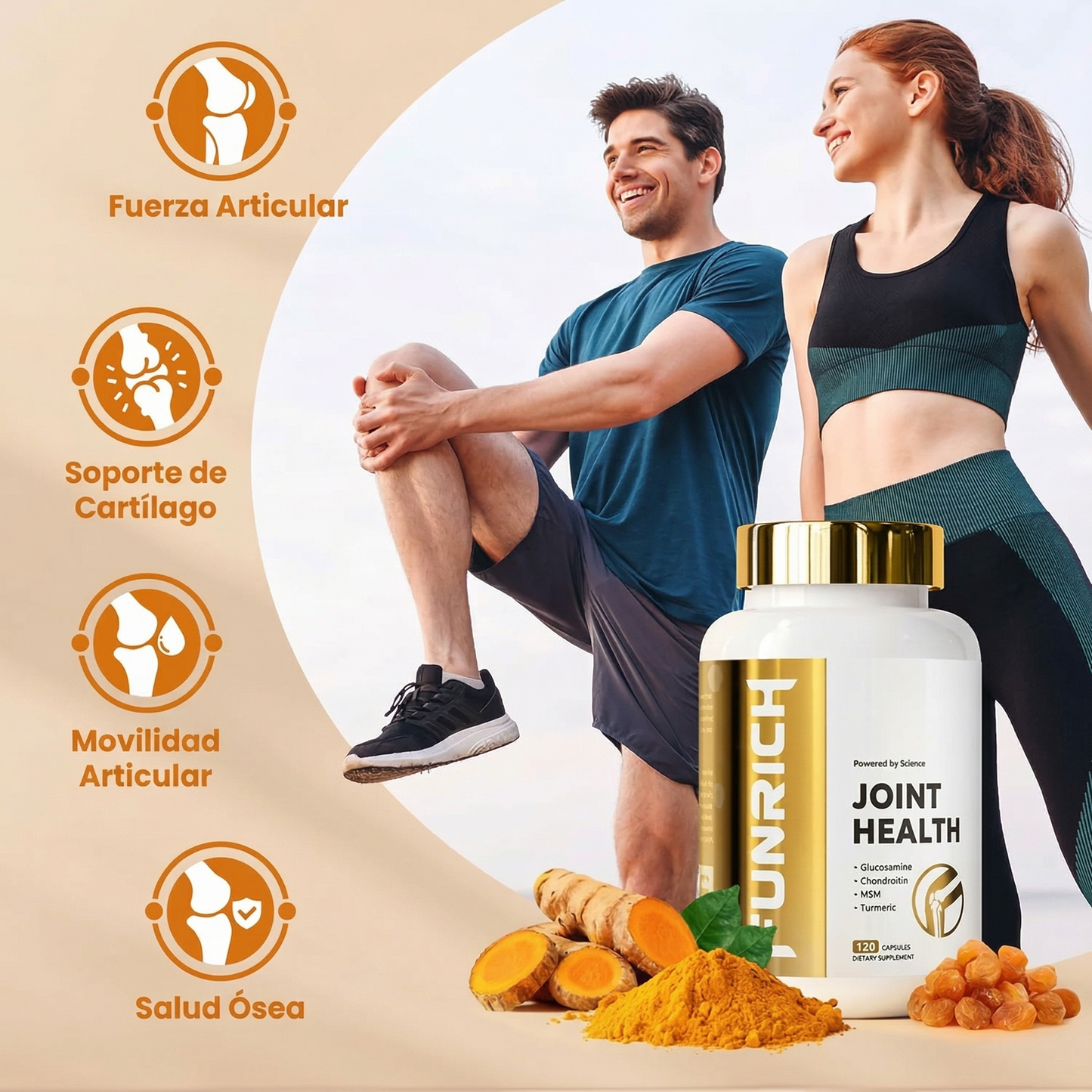 FUNRICH® Joint Health (Salud Articular) | Lubrica Tus Articulaciones