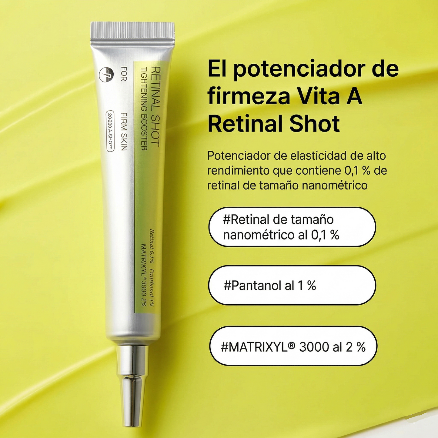 RetinalShot® The Vita-A Tightening Serum | Borra Arrugas y Tensa tu Piel